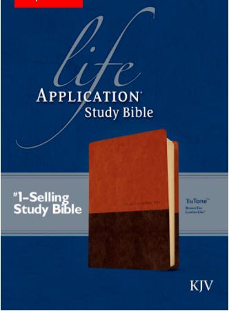 KJV Life Application Study Bible-Brown/Tan TuTone